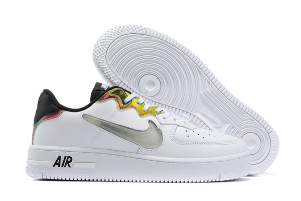 Women's Air Force 1 Low Top White Shoes 056